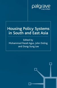 表紙画像: Housing Policy Systems in South and East Asia 1st edition 9780333794845