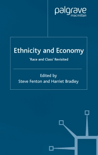 Omslagafbeelding: Ethnicity and Economy 9781349419579