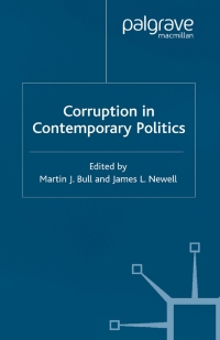 Imagen de portada: Corruption in Contemporary Politics 1st edition 9780333802984