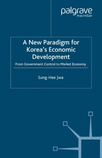 Titelbild: A New Paradigm for Korea's Economic Development 9780333760635