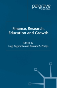 Imagen de portada: Finance, Research, Education and Growth 1st edition 9780333732786