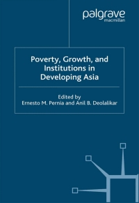 Cover image: Poverty, Growth and Institutions in Developing Asia 1st edition 9781403918062
