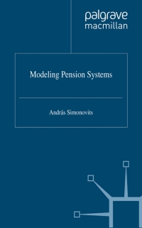 Cover image: Modelling Pension Systems 9781403915245
