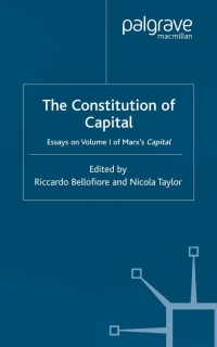 Cover image: The Constitution of Capital 1st edition 9781403907981