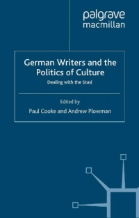 Cover image: German Writers and the Politics of Culture 9781403913265