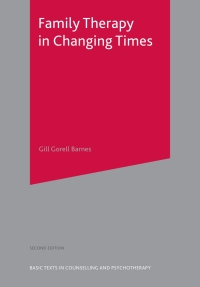 Cover image: Family Therapy in Changing Times 2nd edition 9781403904720