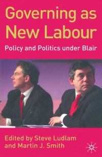 Titelbild: Governing as New Labour 1st edition 9781403940551