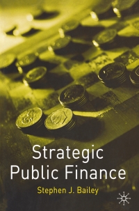 Cover image: Strategic Public Finance 1st edition 9780333922217