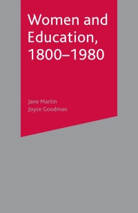 Titelbild: Women and Education, 1800-1980 1st edition 9780333947227