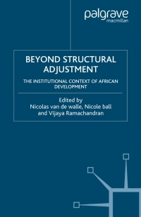 表紙画像: Beyond Structural Adjustment 1st edition 9781403963161