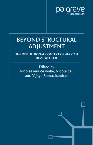 Imagen de portada: Beyond Structural Adjustment 1st edition 9781403963161