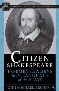 Cover image: Citizen Shakespeare 9781349529704