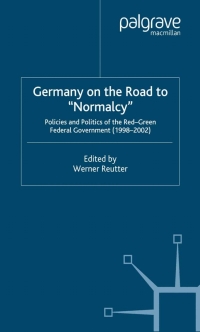 Cover image: Germany on the Road to Normalcy 1st edition 9781403964397