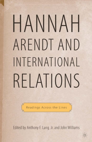 Cover image: Hannah Arendt and International Relations 9780230606135