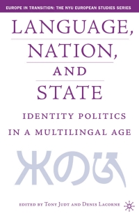 Cover image: Language, Nation and State 1st edition 9781403963932