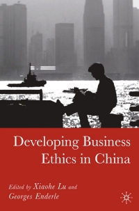 Omslagafbeelding: Developing Business Ethics in China 9781403972538
