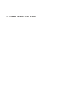 Imagen de portada: The Future of Global Financial Services 1st edition 9781405117005