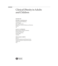 Imagen de portada: Clinical Obesity in Adults and Children 2nd edition 9780470987087