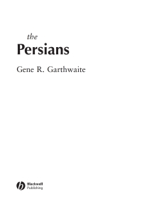 Cover image: The Persians 1st edition 9781557868602
