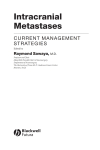 Imagen de portada: Intracranial Metastases 1st edition 9781405116466