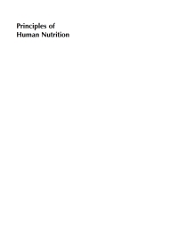 Cover image: Principles of Human Nutrition 2nd edition 9780632058112