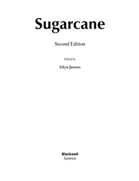 Cover image: Sugarcane 1st edition 9780632054763