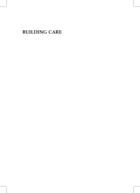صورة الغلاف: Building Care 1st edition 9780632060498