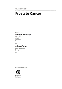 Imagen de portada: Challenges in Prostate Cancer 2nd edition 9781405107525