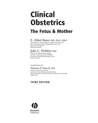Cover image: Clinical Obstetrics: The Fetus and Mother 3rd edition 9781405132169