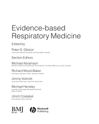 Cover image: Evidence-Based Respiratory Medicine 1st edition 9780727916051