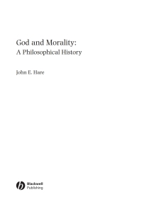 Imagen de portada: God and Morality 1st edition 9780631236078