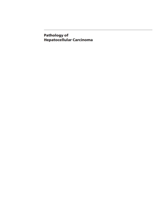 Imagen de portada: Pathology of Hepatocellular Carcinoma 1st edition 9781405139083