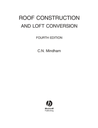 Imagen de portada: Roof Construction and Loft Conversion 4th edition 9781405139632