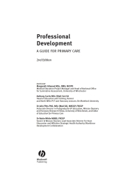 Cover image: Professional Development 2nd edition 9781405122320