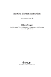 Cover image: Practical Biotransformations 1st edition 9781405193672