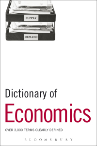 Cover image: Dictionary of Economics 1st edition 9780713682038