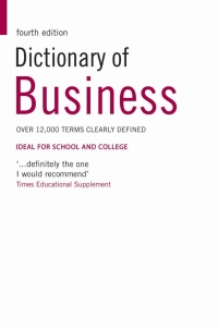 Omslagafbeelding: Dictionary of Business 1st edition 9780713679182