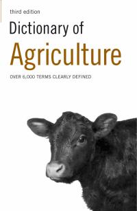 Cover image: Dictionary of Agriculture 1st edition 9781472975003
