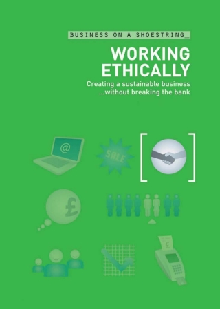 Cover image: Working ethically 1st edition 9780713675481