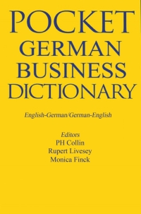 Cover image: Pocket Business German Dictionary 1st edition 9781901659948