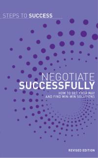 صورة الغلاف: Negotiate Successfully 1st edition 9780747572091