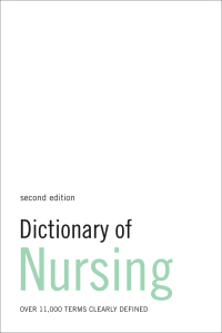 Cover image: Dictionary of Nursing 1st edition 9780713682878