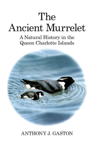 Imagen de portada: The Ancient Murrelet 1st edition 9781408136720