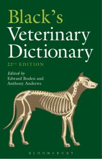 Titelbild: Black's Veterinary Dictionary 1st edition 9781408175729