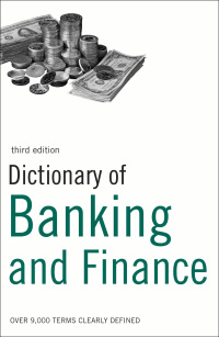 Immagine di copertina: Dictionary of Banking and Finance 1st edition 9781408128060