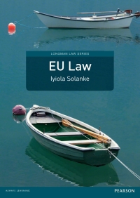Imagen de portada: EU Law e book 1st edition 9781408228333