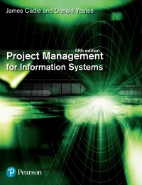 Cover image: Project Management for Information Systems 5th edition 9780132068581
