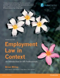 Cover image: Employment Law in Context 4th edition e-book 4th edition 9781408270479