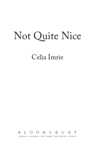 Imagen de portada: Not Quite Nice 1st edition 9781408846896