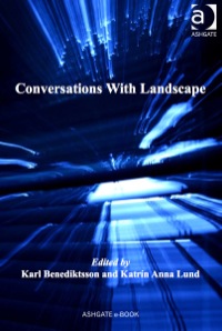 Omslagafbeelding: Conversations With Landscape 9781409401865